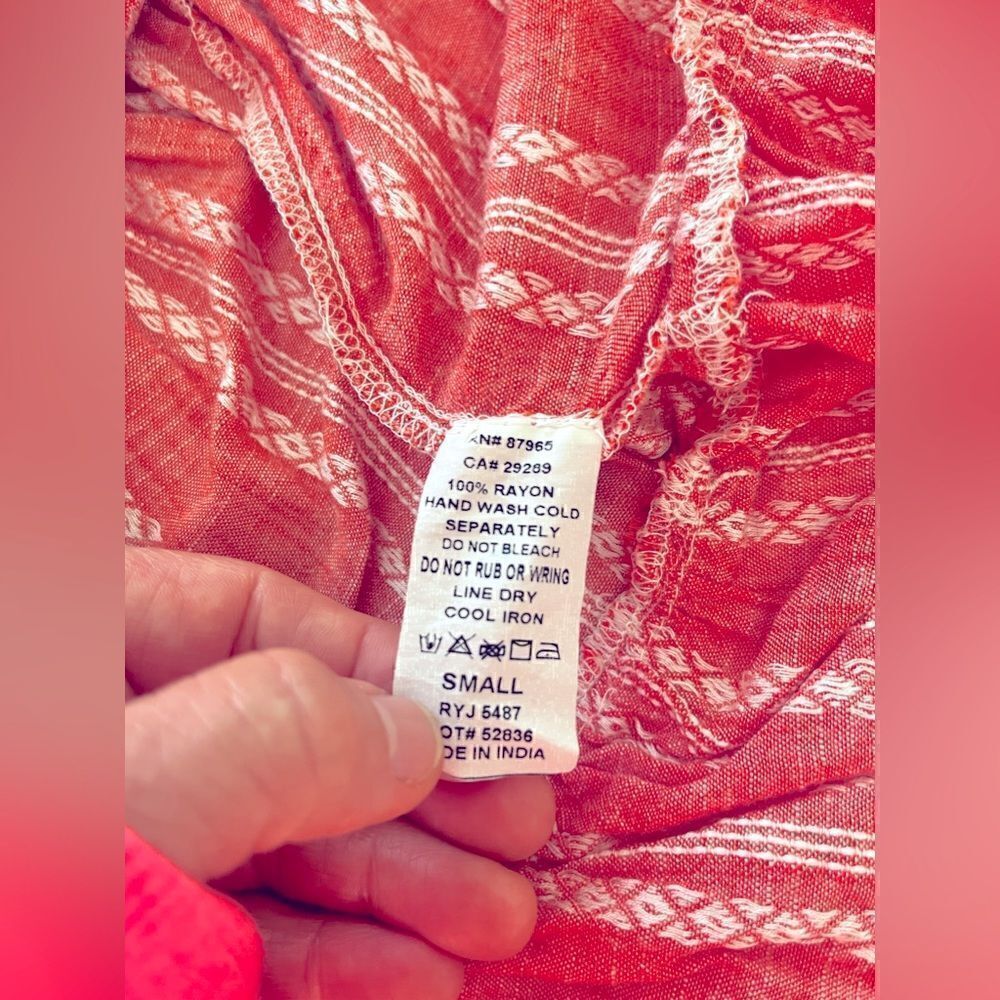 ELAN BOHO BABYDOLL DRESS Size Small - Picture 10 of 15